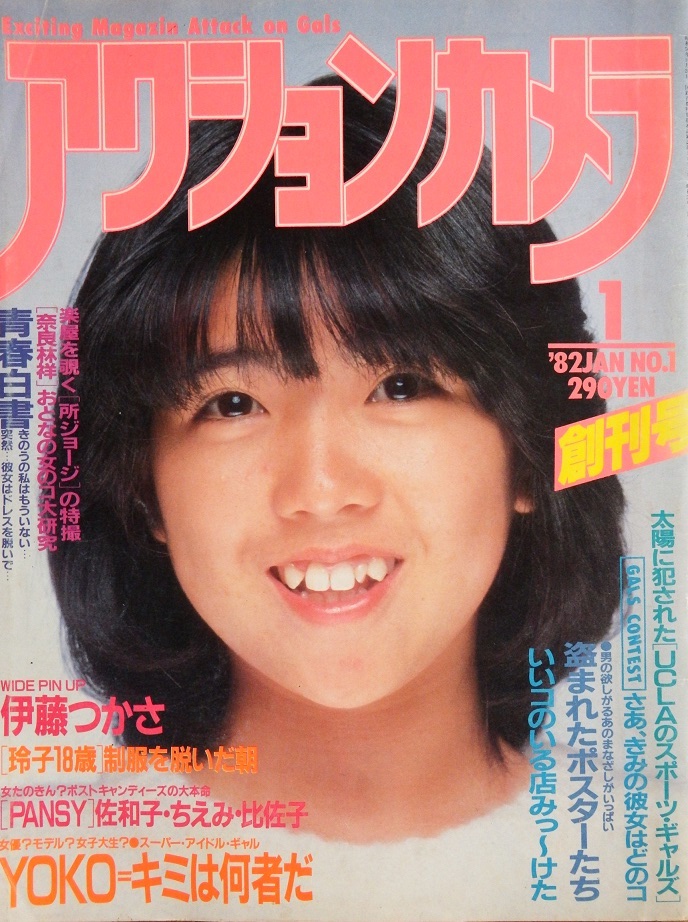 「アクション・カメラ術」がベストセラーになったことを受けて創刊された月刊誌。しかし、〝盗み撮りのエロチシズム〟的要素はほぼなく、若者向けのアイドル雑誌だった